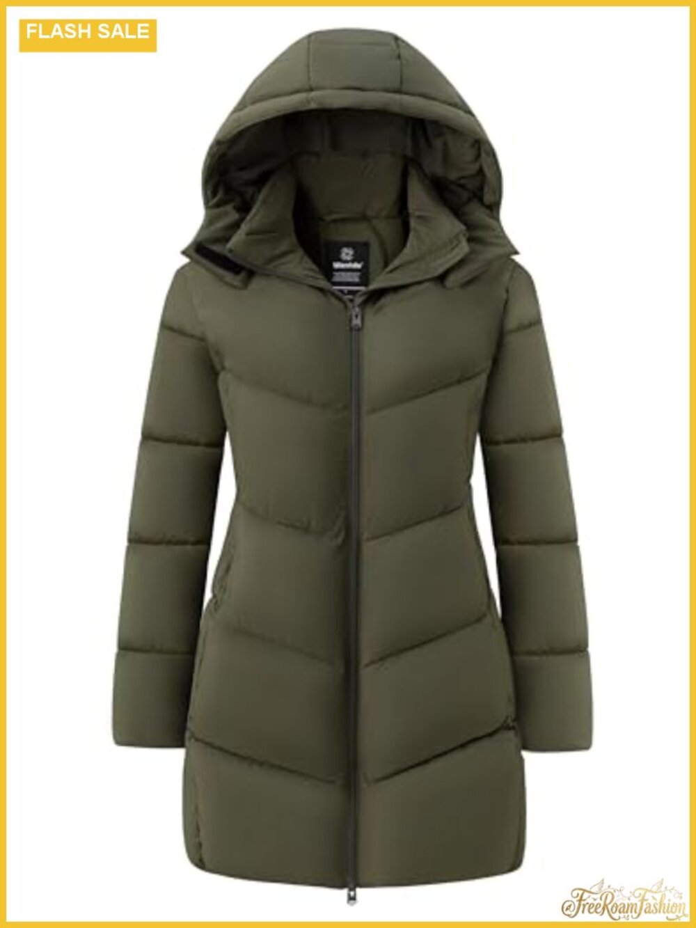 Women's Warm Winter Coat Hooded Puffer Jacket Long Parka